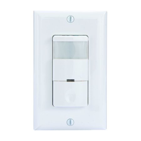 INTERMATIC Self-Adaptive In-Wall PIR Sensor Switch IOS-DOV-WH